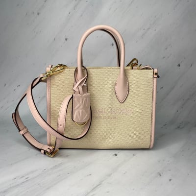 Cartera Michael Kors Mirella pequeña rosado1