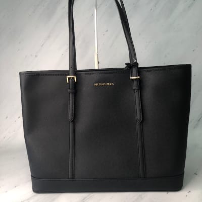 Cartera Michael Kors Tote Jet Set Travel L negro  2