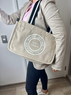 Bolso Marc Jacobs Tote mediano Beige 19842