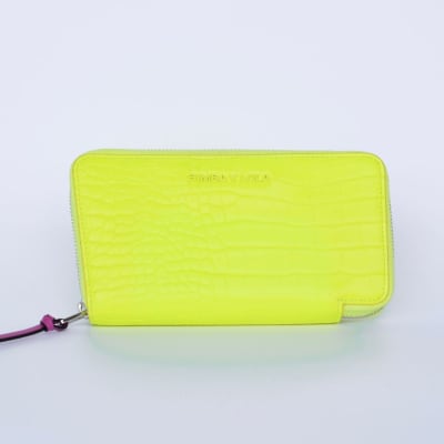 Billetera Bimba y Lola amarillo fluor1