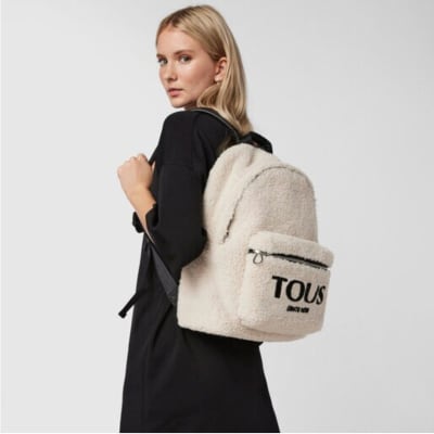 Mochila Tous beige Amaya Warm1