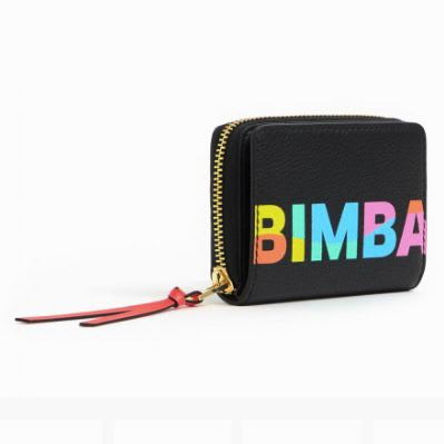 Billetera Bimba y Lola Cuero Negro Leteras Colores1