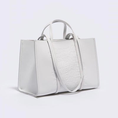 Bolso Bimba y Lola Shopper M Blanco marfil1