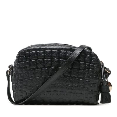 Cartera Tous Bandolera Sherton de cuero negro1