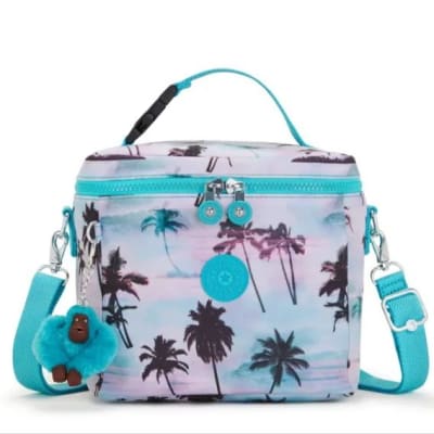 Lonchera Kipling Graham Palmeras morado y turquesa1