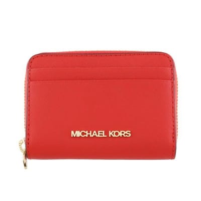 Billetera Michael Kors cuadrada rojo1