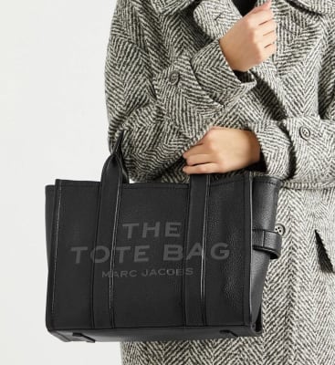 Bolso Marc Jacobs The tote Bag Medium Cuero Negro1