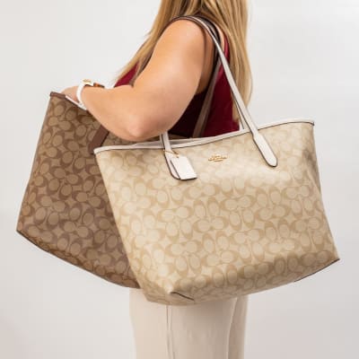 Bolso Coach Tote XL  Monograma vainilla1