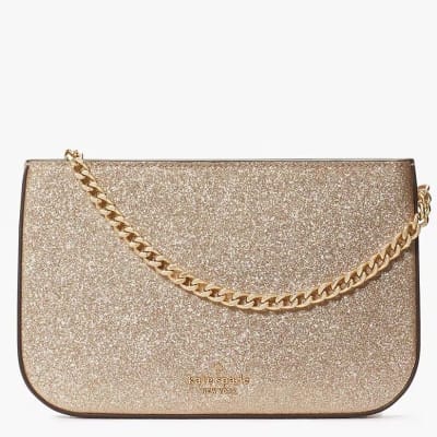 Cartera Kate Spade Glimmer Glitter Dorado1