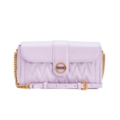 Cartera Pinko Crossbody Liscio Trapuntato lila rectangular1