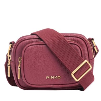 Cartera Pinko Fotografo Camara Bag diseño burdeo1