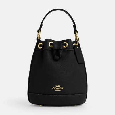 Cartera Coach crossbody bombonera negra1