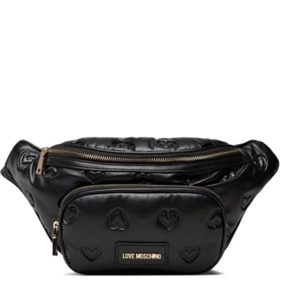 Riñonera Love Moschino Acolchada Negro1