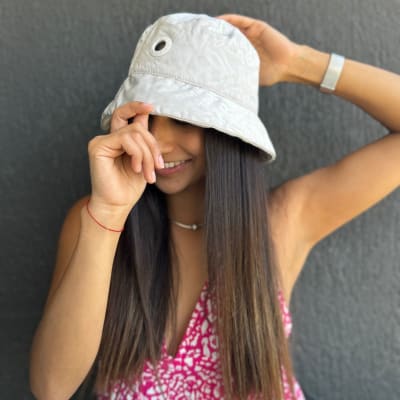 Gorro Bimba y lola Bucket gris1