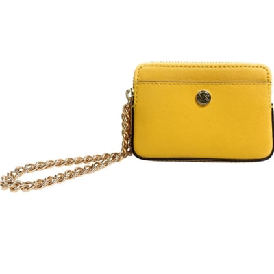 Billetera Michael Kors Cuadrada amarillo1
