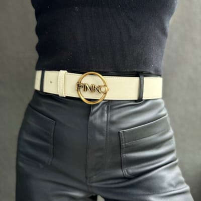 Cinturon Pinko Blanco1