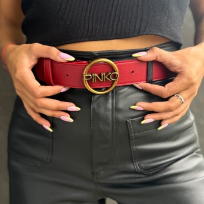 Cinturon Pinko Rojo1