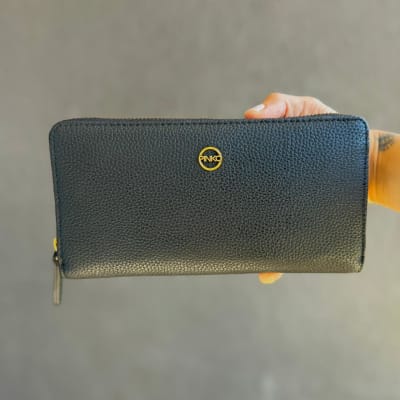 Billetera Pinko Rectangular negro1