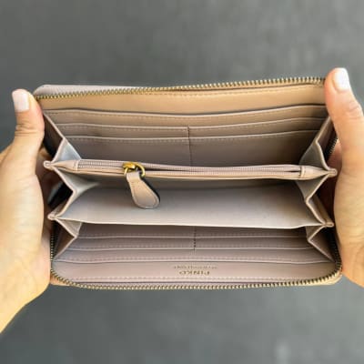 Billetera Pinko Rectangular Beige