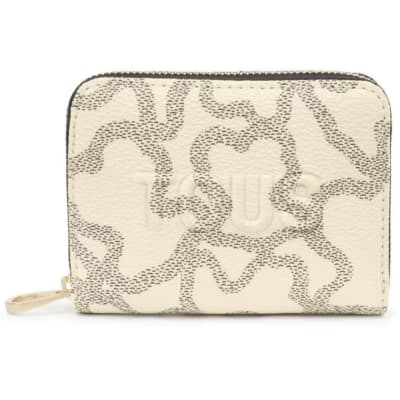 Monedero Tous Cuadrada Kaos icon Beige