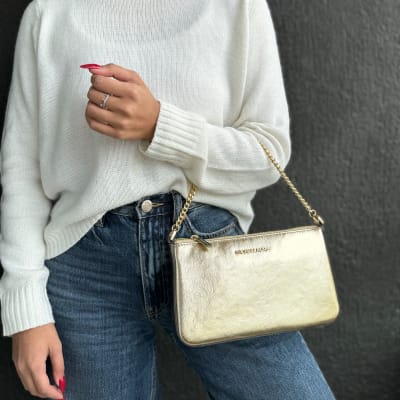 Cartera Michael Kors Crossbody Jet set medium cadenas