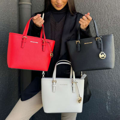 Cartera Michael Kors Mini Tote small Crossbody Cuero ovalado1