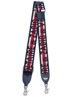 Strap Zadig et Voltaire tricolor - azul marino - blanco y rojo1