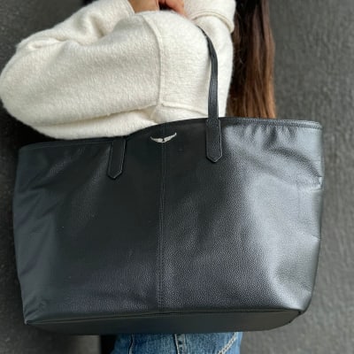 Bolso Zadig et Voltaire Tote cuero Grande Negro1