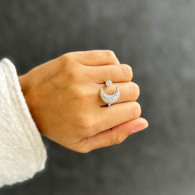 Anillo Swarovski Luna1