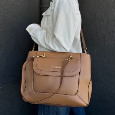 Bolso Love Moschino Tote cuero camel2