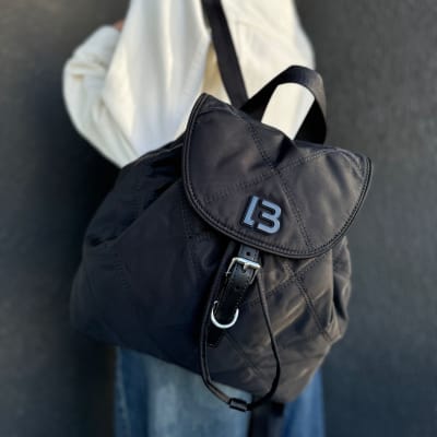 Mochila Bimba y lola Acolchada Nylon Negro1