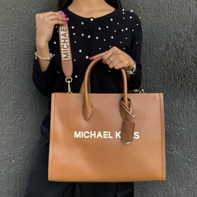 Cartera Michael Kors Mirella Medium camel1