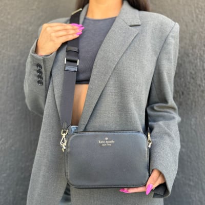 Cartera Kate Spade Madison Cuero Cuadrada negro1