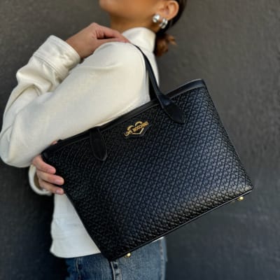 Cartera Love Moschino Tote Mediano negro1