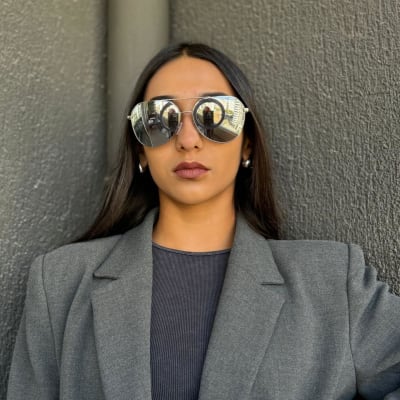 Lentes Michael Kors Bimini Plateado vidrio celeste pata transparente1