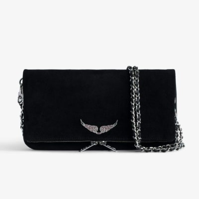 Cartera Zadig et Voltaire Rock Suede Negro1