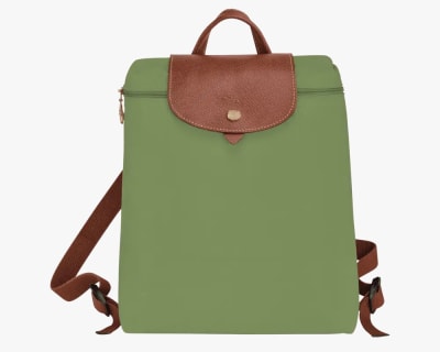 Mochila Longchamp Le Pliage Verde Claro1