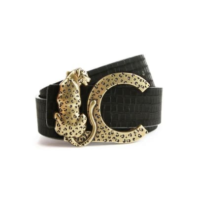 Cinturon Lola Casademunt Cuero negro1