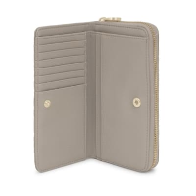 Billetera Tous grande acolchada Puffy Bear ositos beige