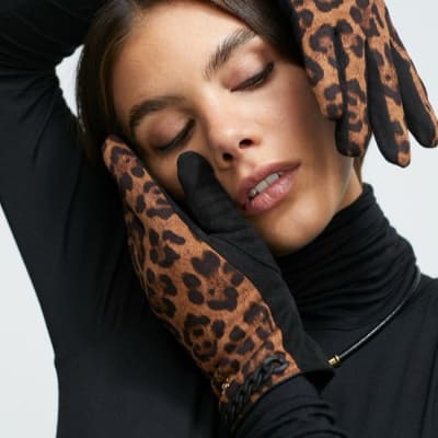 Guantes Lola Casademunt Print Cafe1