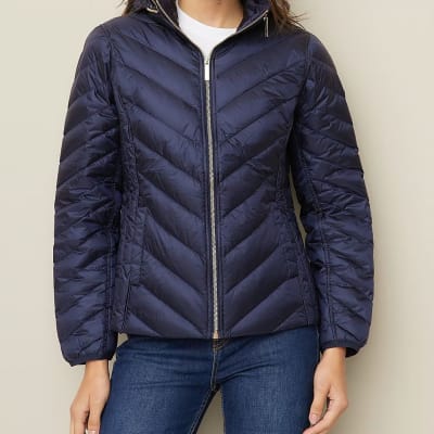 Parka Mujer Michael Kors Pluma Azul marino