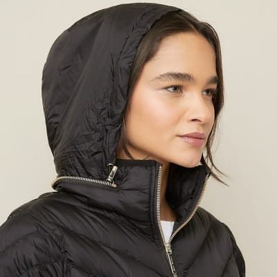 Parka Mujer Michael Kors Pluma Negro