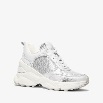 Zapatillas Michael Kors Katrina Wedge trainer plateado