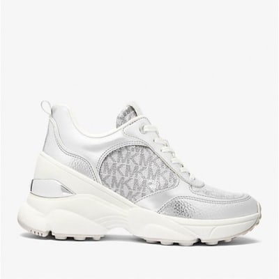 Zapatillas Michael Kors Katrina Wedge trainer plateado