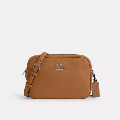 Cartera Coach Jamie Grande Cuero Camel