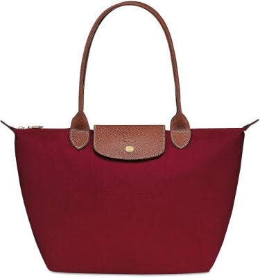 Cartera Longchamp Le Pliage M Rojo1