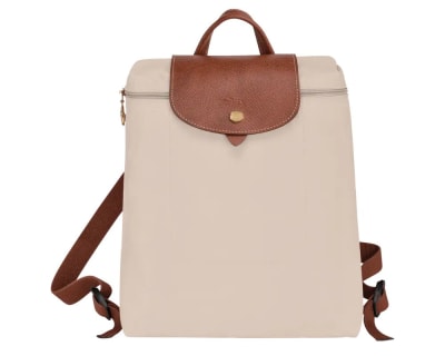 Mochila Longchamp Le Pliage Beige1