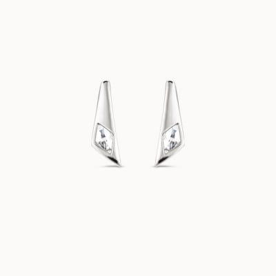 Aros Uno de 50 rombos plateados