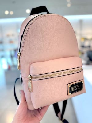 Mochila Marc Jacobs Mediana cuero rosa