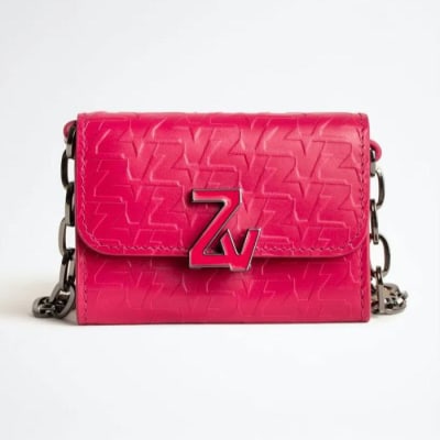 Billetera Crossbody Zadig et Voltaire Fucsia1